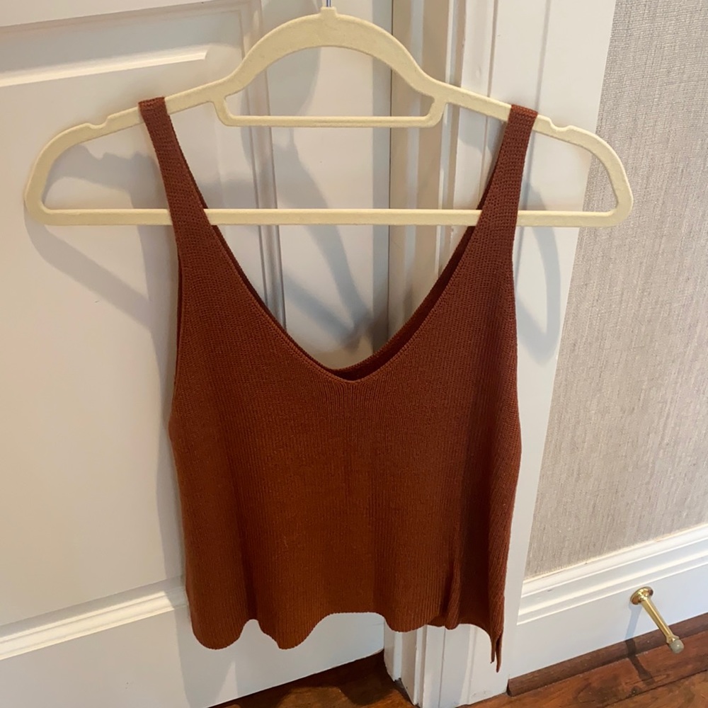 Forever 21 Knit Tank in Cocoa S